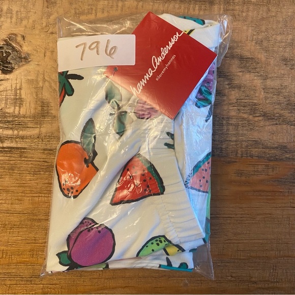 NWT Hanna Andersson fruit print legging size 14-16 - Picture 9 of 9
